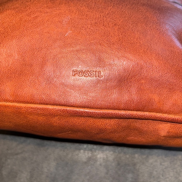 Fossil Corey Brown Leather Crossbody Handbag - Picture 6 of 7